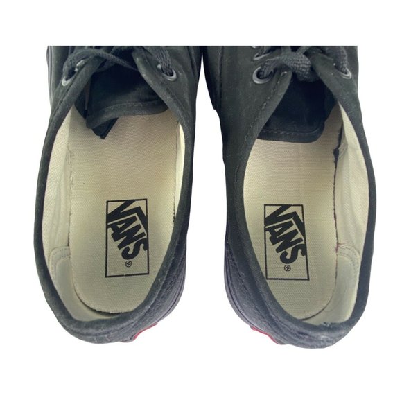 Vans Lo Pro Triple Black Canvas Skate Streetwear Shoe Mens 6.0 Women 7.5 - Picture 8 of 12